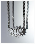 Ambush gdragon GD kanye west big sean asap rocky kid cudi pow necklace yellow gold vintage