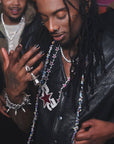 BIG R5 piece with a custom star chain for the opium boss playboi carti yvl jewelry