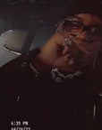 buy kiss of death ring playboi carti destroy lonely ken carson silver white gold diamonds fully iced