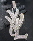 playboi carti yvl YOUNG VAMP LIFE custom necklace chain diamond exact design infinity link cuban link neclace chain diamonds