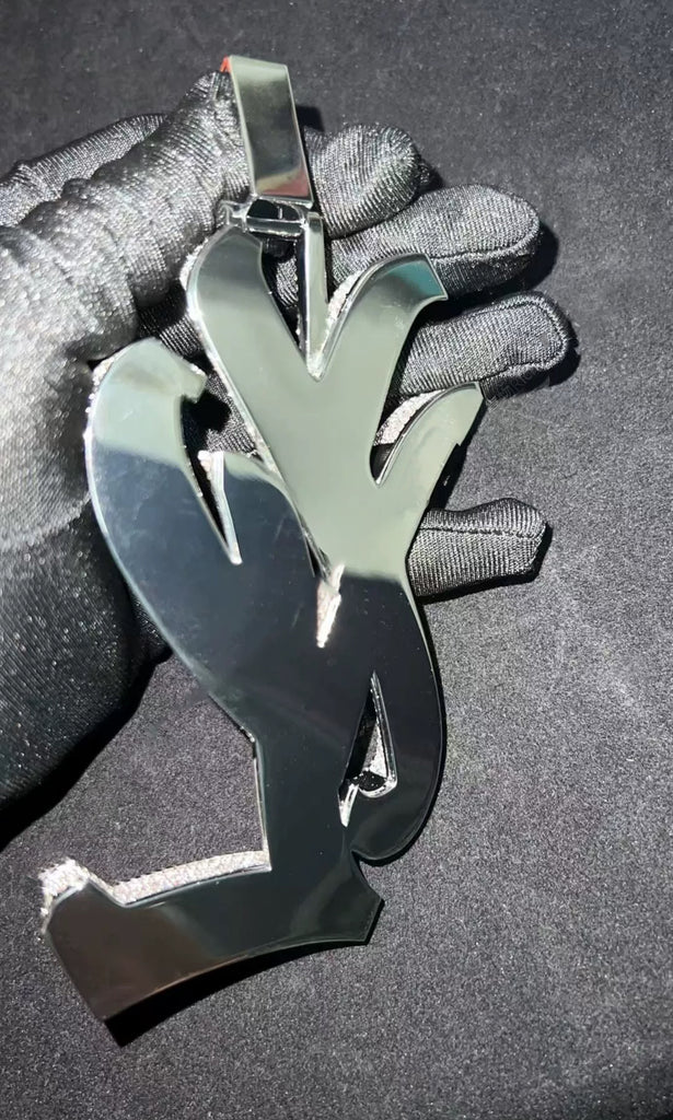 playboi carti yvl YOUNG VAMP LIFE custom necklace chain diamond exact design infinity link cuban link neclace chain diamonds