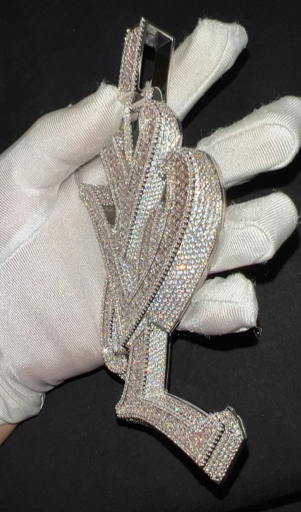 playboi carti yvl YOUNG VAMP LIFE custom necklace chain diamond exact design infinity link cuban link neclace chain diamonds