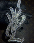 playboi carti yvl YOUNG VAMP LIFE custom necklace chain diamond exact design infinity link cuban link neclace chain diamonds