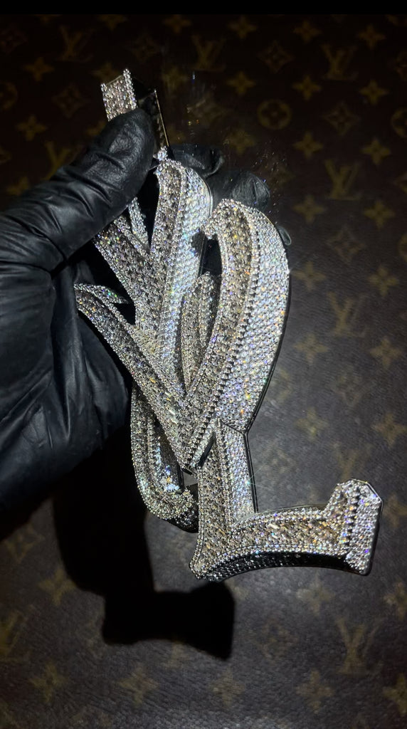 playboi carti yvl YOUNG VAMP LIFE custom necklace chain diamond exact design infinity link cuban link neclace chain diamonds