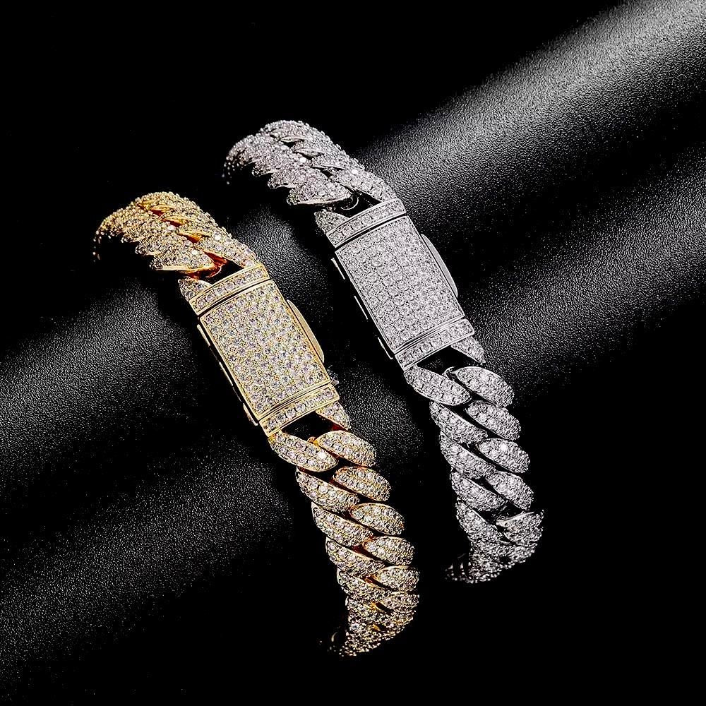 Fully iced 3D Bubble 10mm diamond cuban link necklace chain Yellow Gold high end fine jewelry ifandco jewelers travis scott