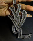 playboi carti yvl YOUNG VAMP LIFE custom necklace chain diamond exact design infinity link cuban link neclace chain diamonds