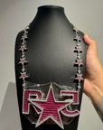 BIG R5 piece with a custom star chain for the opium boss playboicarti yvl jewelry