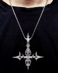 Destroy Lonely's “Prince of Darkness” Cross is one of the most striking pieces of jewelry connected to his dark and gothic aesthetic.