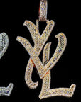 playboi carti yvl YOUNG VAMP LIFE custom necklace chain diamond exact design infinity link cuban link neclace chain diamonds