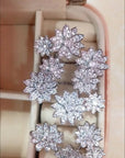 van cleef floral diamond ring cluster ring silver white gold inexpensive luxury diamond buy sell