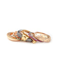 hamburger ring nadine as seen on Nigo in multicolored vvs diamond ifandco