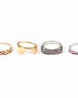 hamburger ring nadine as seen on Nigo in multicolored vvs diamond ifandco