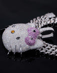 Back in the Fab Lane. Kimora Lee Simmons Sanrio hello kitty diamond necklace