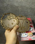 custom name letter earrings hello kitty tiny chum hoop earrings buy now kuromi cinnamon roll sanrio 10k 14k betty boops