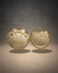 custom name letter earrings hello kitty tiny chum hoop earrings buy now hello kitty hoop earrings ghetto earrings 10k 14k betty boops