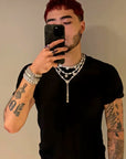 bubble heart megan cardib tennis link diamond necklace iced thomboydontkill