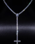 playboi carti birthday rosary diamond upside down st.peter tennis link necklace chain drake diamond necklace