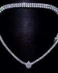 playboi carti birthday rosary diamond upside down cross st.peter tennis link necklace chain drake diamond necklace
