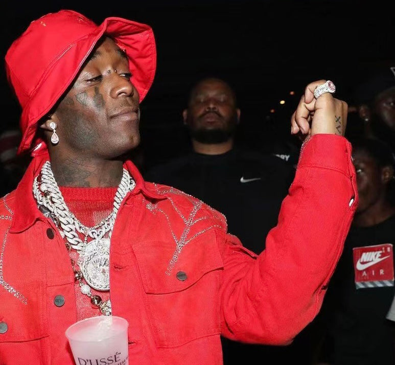 Lil Uzi Vert’s Craziest Jewelry of All Time Pink Diamond Encrusted Ring