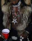 Playboi Carti Gio recently seen rocking Destroy Lonely’s pendant chain diamond necklace Ken Carson Giovanna Ramos @ft.gioo Instagram
