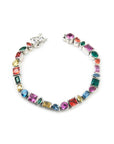 Pharrell Williams grills are studded with sapphires, rubies and emeralds. INFINITY GAUNTLETS jewelry diamond choker jacob & co short necklace gemstone heart Gabby Elan Jewelry infinity stone grillz grill grills