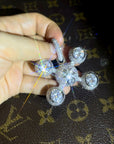 frank homer diamond Ocean sphere legs pendant necklace chain Drake