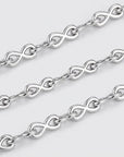 8mm Infinity loop Link Chain drake owl ken carson playboi carti yvl diamond necklace chain