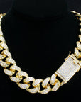 20mm heavy solid miami cuban link chain seen on LIL UZI VERT ifandco diamond vvs