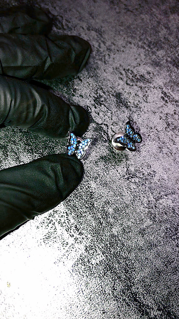 ian connor butterfly emoji earring vlone revenge ian connor luka sabbat ifandco new jewelry bling