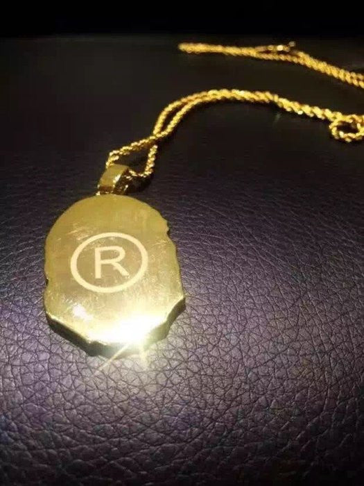 Bape pendant necklace chain
