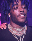 choker lil uzi vert Custom Alphabet A-Z Initial Letter Name Charm Jewelry pendant chain necklace