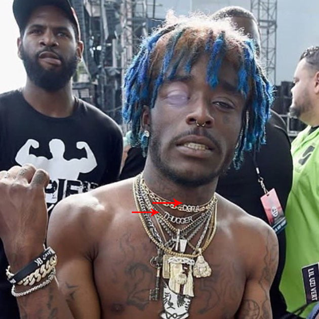 choker lil uzi vert Custom Alphabet A-Z Initial Letter Name Charm Jewelry pendant chain necklace