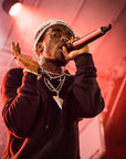 lil uzi vert upside down cross choker pendant necklace tennis link chain vvs diamond