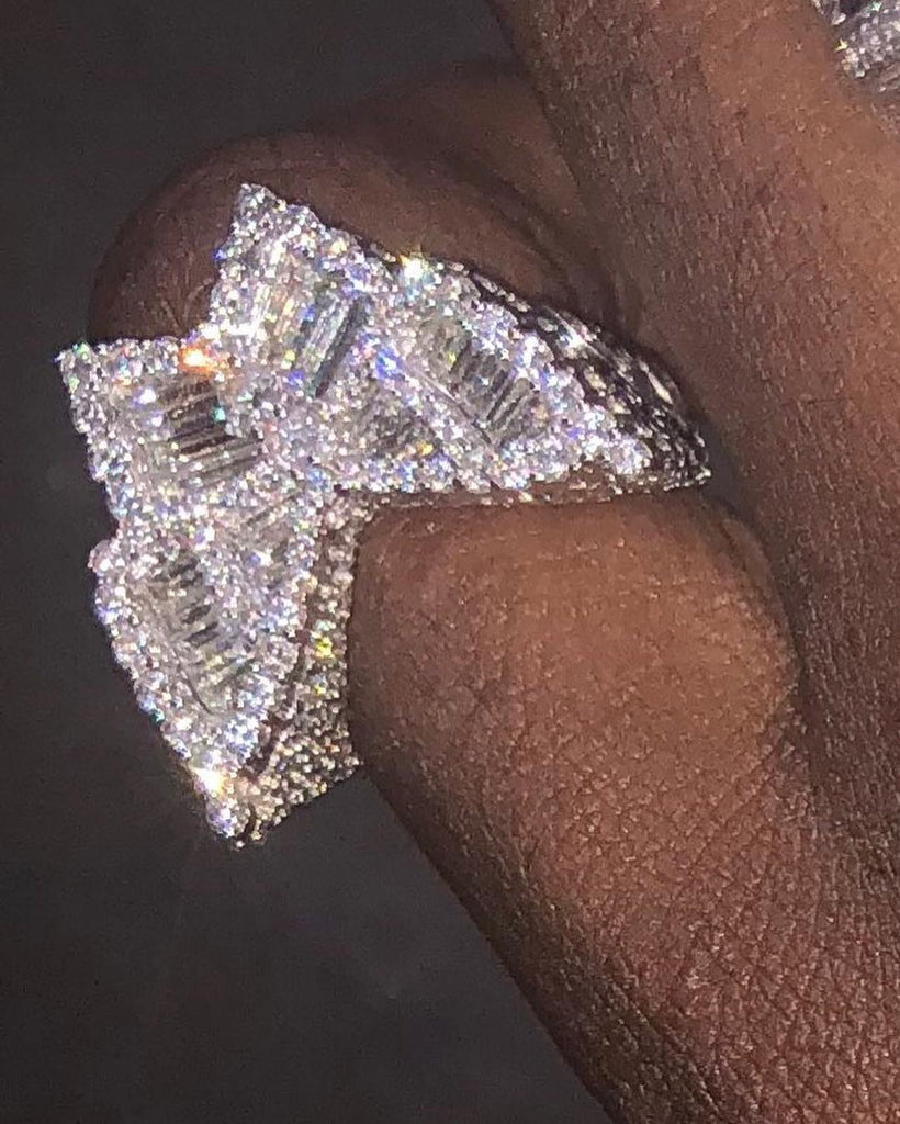 ian connor baguette butterfly ring icebox ianconnorsrevenge vvs diamond