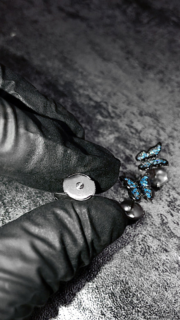 ian connor butterfly emoji earring vlone revenge ian connor luka sabbat ifandco new jewelry bling