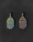 bape necklace pendant free chain included