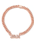 miami cuban links baguette custom a-z letter shopgld ifandco hip hop jewelery bracelet
