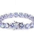10mm tennis link chain bracelet diamond vvs yellow gold white gold ifandco shopgld