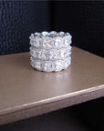 Kylie Jenner signature eternity band ring in oval kylie ring diamond