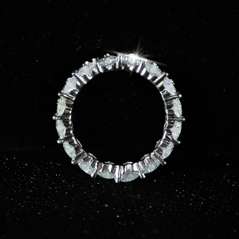 Kylie Jenner signature eternity band ring in oval kylie ring diamond