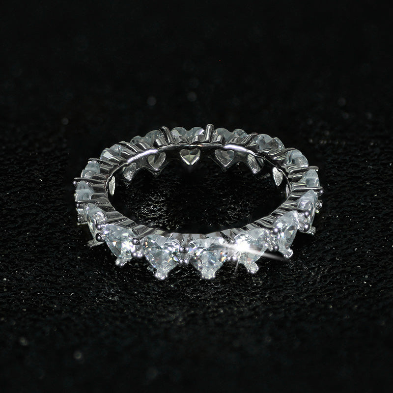 Kylie Jenner signature eternity band ring in oval kylie ring diamond