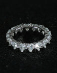Kylie Jenner signature eternity band ring in oval kylie ring diamond