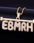 14k Custom Name Pendant ifandco shopgld diamond vvs jewelers