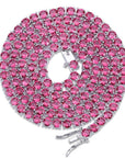 ruby tennis link chain necklace bracelet vvs princess cut diamond shopgld yellow gold white gold