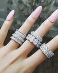 Kylie Jenner signature eternity band ring in oval kylie ring diamond