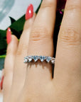Kylie Jenner signature eternity band ring in oval kylie ring diamond