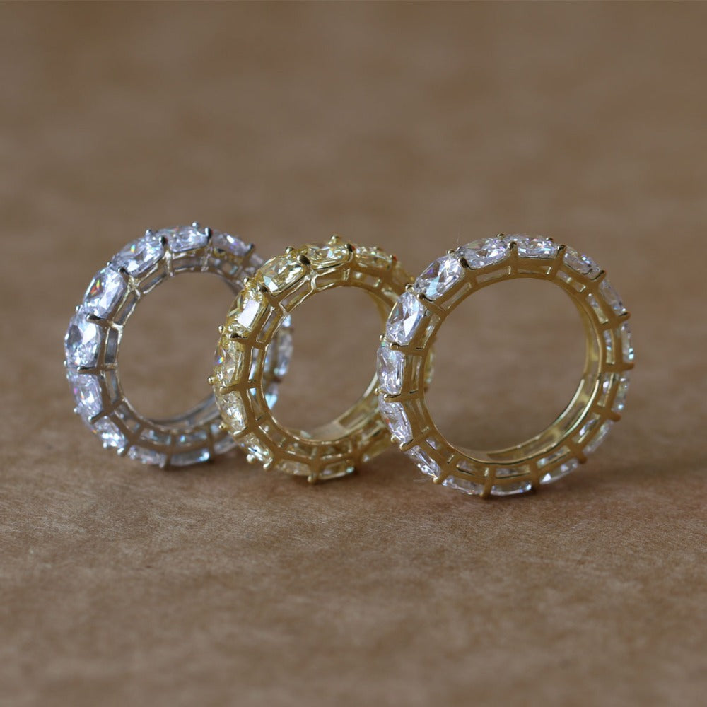 kylie jenner travis scott eternity ring band 5mm VVS AAA ifandco shopgld gold ring