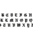 variety kardashians interview kim nameplate mini choker gothic letters font custom name choker