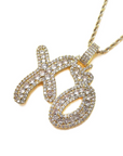weeknd xo pendant necklace chain ifandco ben baller diamond vvs
