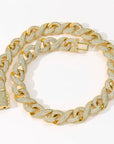15mm Infinity cuban link necklace chain diamond ifandco shopgld hip hop jewelry celebrity jewelers diamond yellow gold gold price